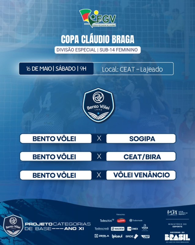 Copa Cláudio Braga Sub-14 Feminino - Divisão Especial
