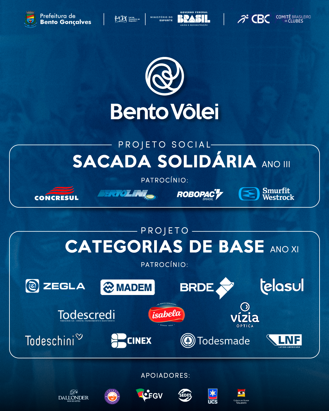 Patrocinadores e Apoiadores